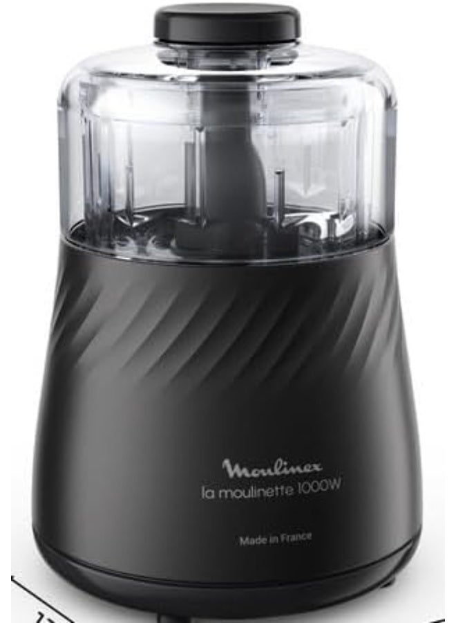 Moulinex La Moulinette Eco Respect DP712825 1000 W Black Chopper 500 ml 1000 W DP712825 BLACK - Image 1