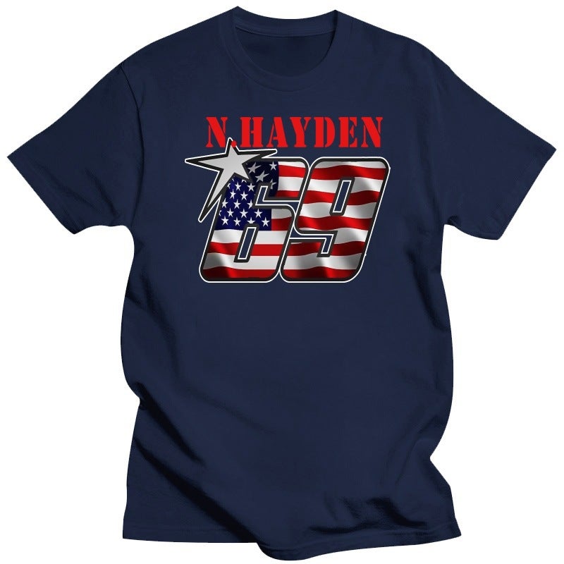 Unisex All Color 69 Nicky Hayden Logo Wsbk Rip T Shirt Usa S - Image 2