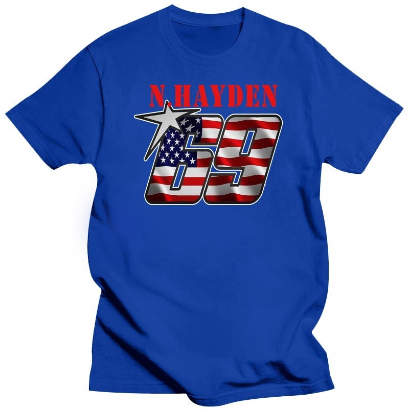 Unisex All Color 69 Nicky Hayden Logo Wsbk Rip T Shirt Usa S - Image 1