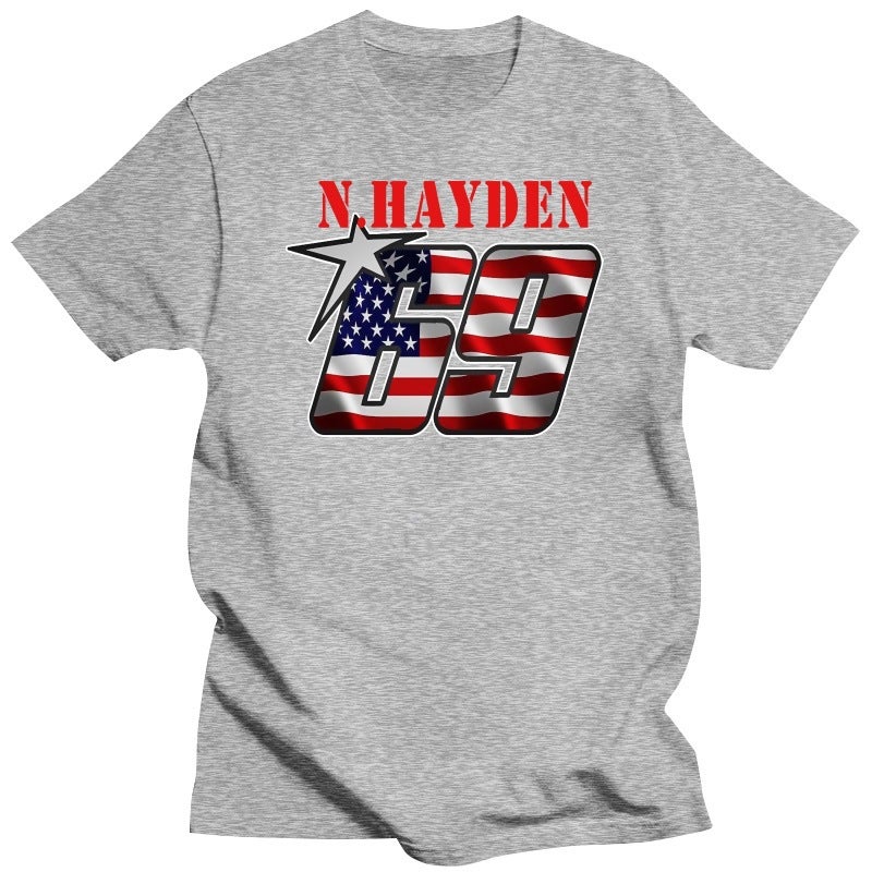 Unisex All Color 69 Nicky Hayden Logo Wsbk Rip T Shirt Usa S - Image 3