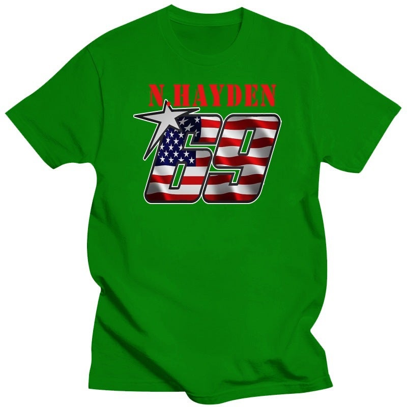 Unisex All Color 69 Nicky Hayden Logo Wsbk Rip T Shirt Usa S - Image 4