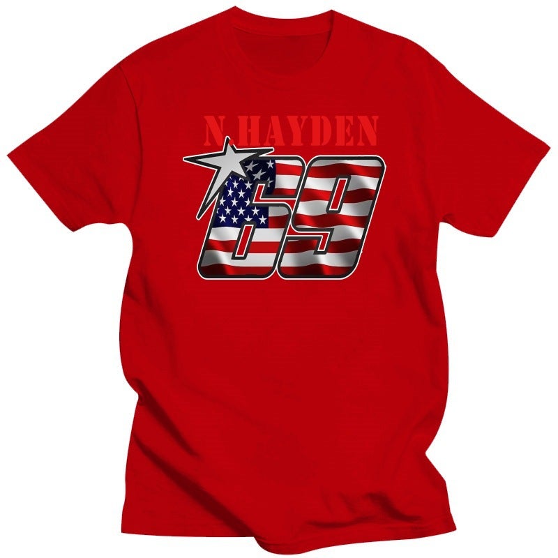 Unisex All Color 69 Nicky Hayden Logo Wsbk Rip T Shirt Usa S - Image 5