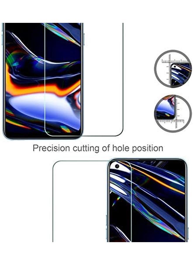 2 Pack Compatible With Realme 7 Pro Screen Protector Tempered Glass For Realme 7 Pro 9H Scratch Resistant Bubble Free Easy To Install