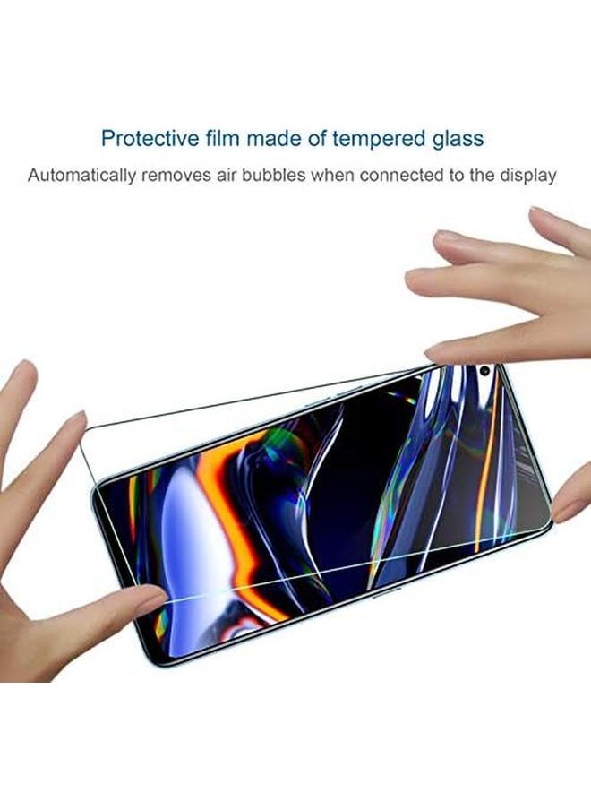 2 Pack Compatible With Realme 7 Pro Screen Protector Tempered Glass For Realme 7 Pro 9H Scratch Resistant Bubble Free Easy To Install