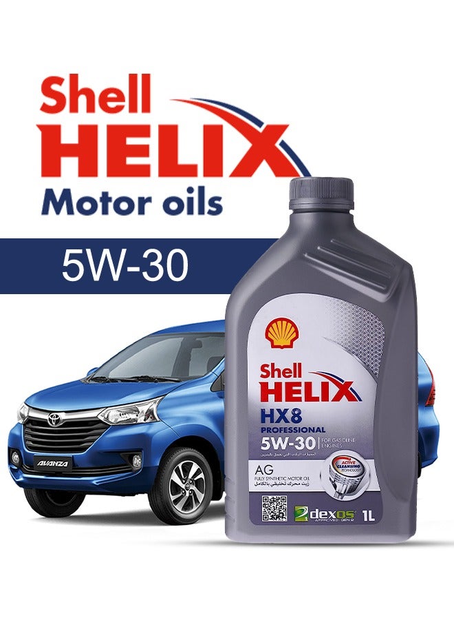 Engine Oil – For TOYOTA Avanza V4 2018 - 2006, 4 Liter, 5w30 Shell - With Engine Oil Filter, Mobile Car Oil Change Service