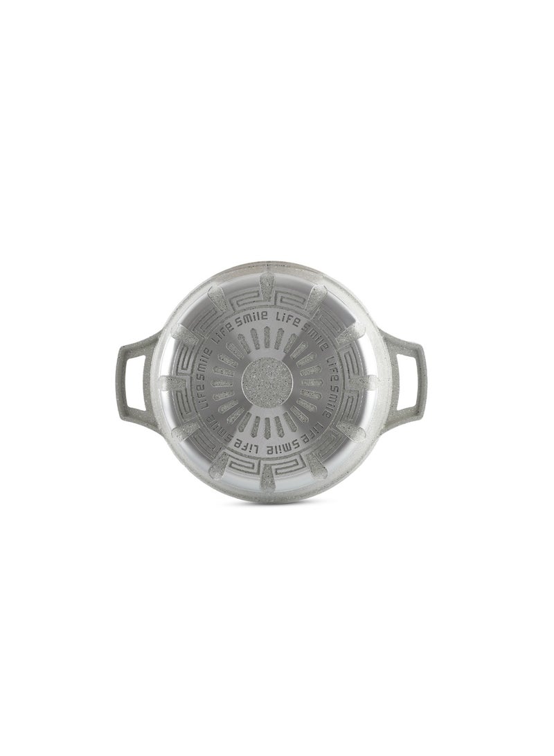 Life Smile Non-Stick Granite Coating Hot Pot | The Perfect Pot for All Your Cooking Needs  - Image 3