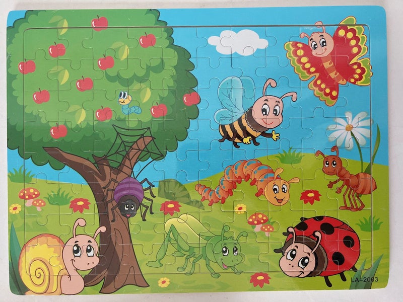 Factory 80 Pieces Wooden Wooden Puzzle Puzzle Children'S Early Education Educational Toys Sale Customized. System - Image 1