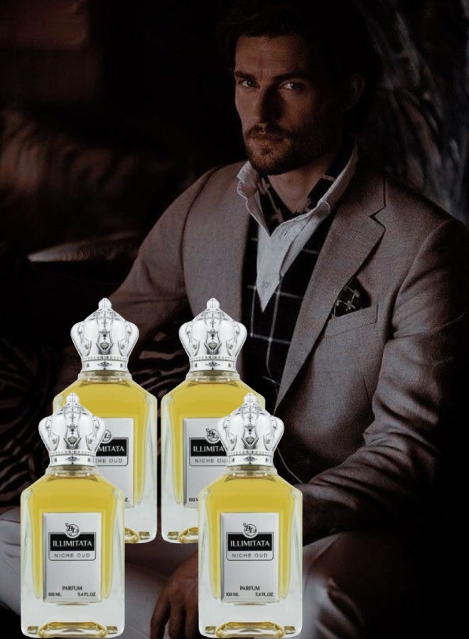 بي إل 4 قطع عطر إليميتاتا نيش عود 100مل - Image 1