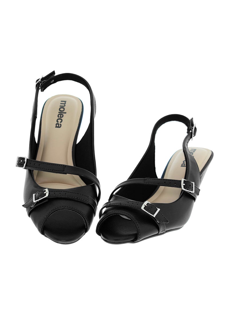 MOLECA Heels Sandal for Women – Stylish Ladies Heel Sandals & Sling Back Heels for Girls - Image 4