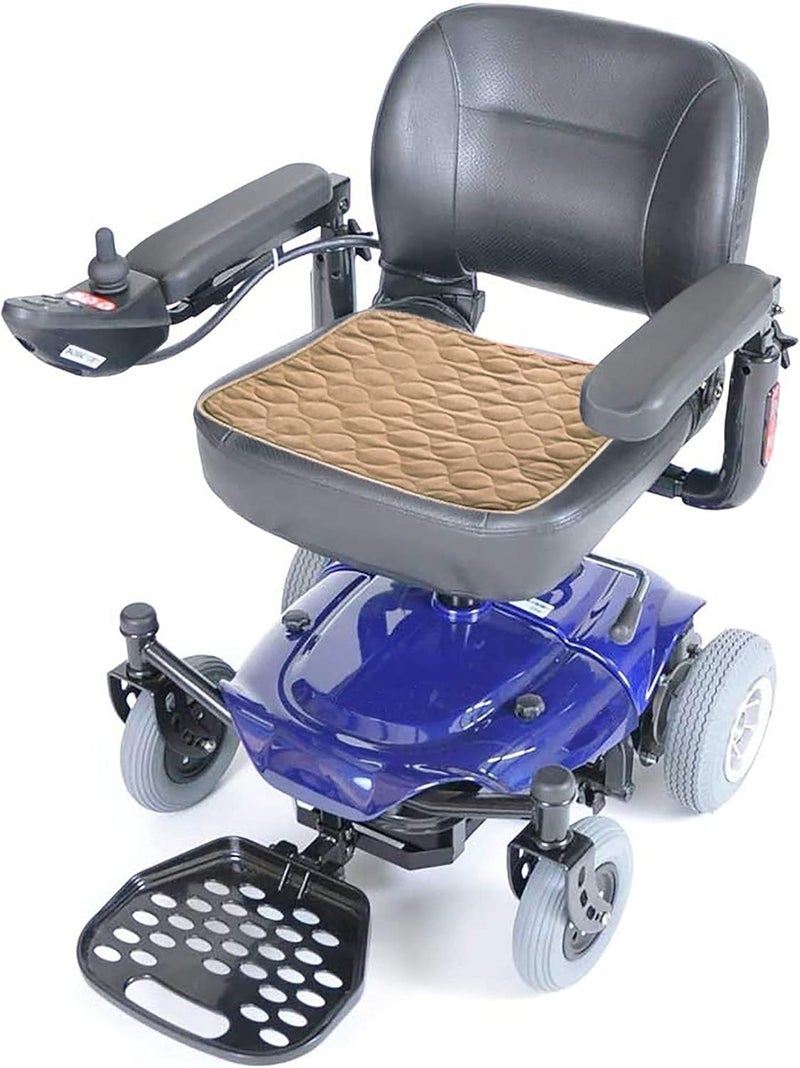 RMS Incontinence Chair Pad - Washable & Reusable Seat Protector & Bed Pad (Tan) - Image 3