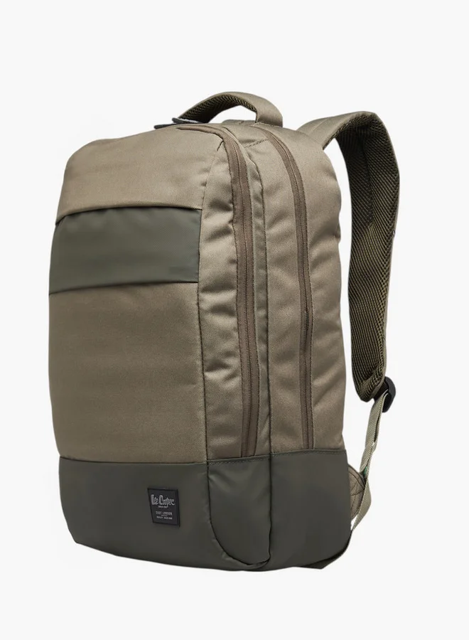 لي كوبر Boys Solid School Backpack with Adjustable Shoulder Straps and Zip Closure - 17x32x48 cms