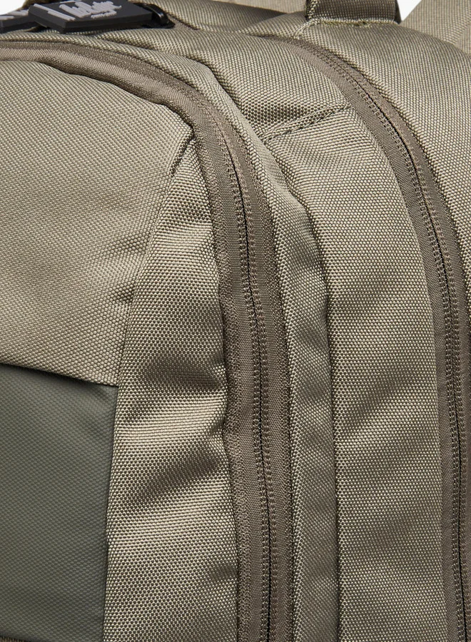 Lee Cooper Boys Solid School Backpack with Adjustable Shoulder Straps and Zip Closure - 17x32x48 cms