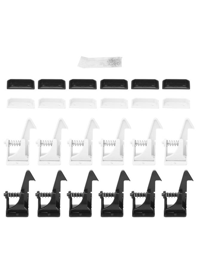 Thoraya Baby Child Safety Lock Baby Proofing Cabinet Lock Cupboards Doors Children Protection Cabinet Lock12pcs / set  - Image 1