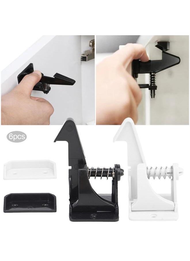 Thoraya Baby Child Safety Lock Baby Proofing Cabinet Lock Cupboards Doors Children Protection Cabinet Lock12pcs / set  - Image 5