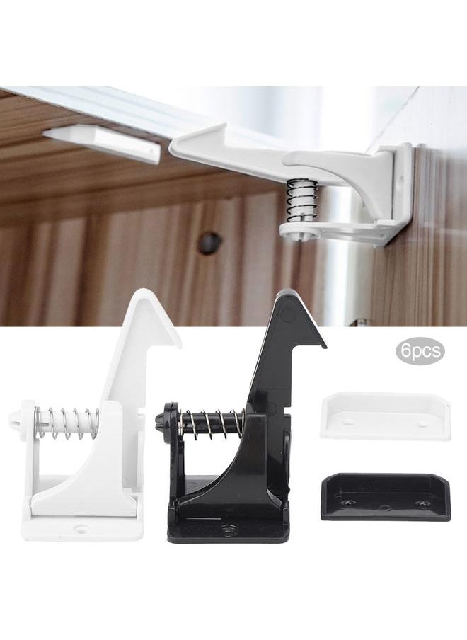 Thoraya Baby Child Safety Lock Baby Proofing Cabinet Lock Cupboards Doors Children Protection Cabinet Lock12pcs / set  - Image 4