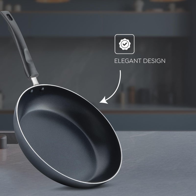 Judge by Prestige 20cm (1.1L) Everyday Non-Stick Fry Pan (Aluminium) |Low Oil Cooking | Easy to Clean |Cool Touch Handle - Image 5