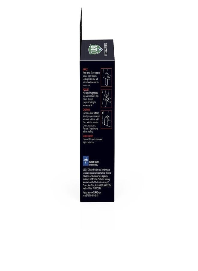 CURAD Performance Series Elbow Support, Dual Wrap-Around Strap, Universal, 1 Each - Image 4