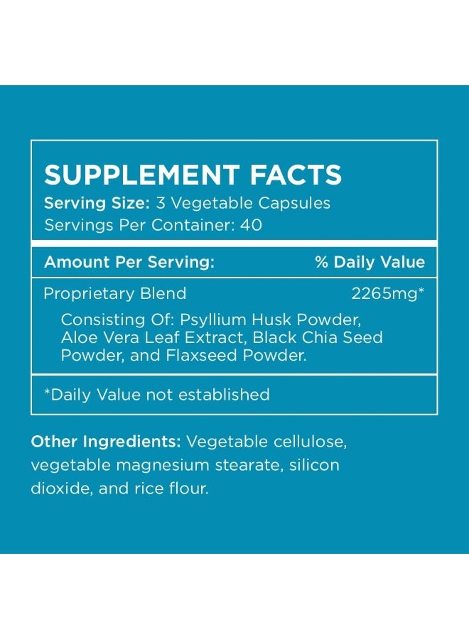 Pure for Men - The Original Vegan Cleanliness Fiber Supplement - Proven Proprietary Formula (120 Capsules with Aloe) - Image 4