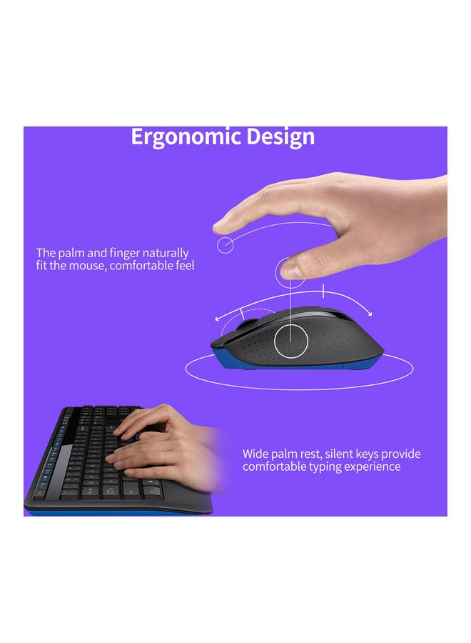 Logitech MK345 Wireless Keyboard And Mouse Set Black - Image 5