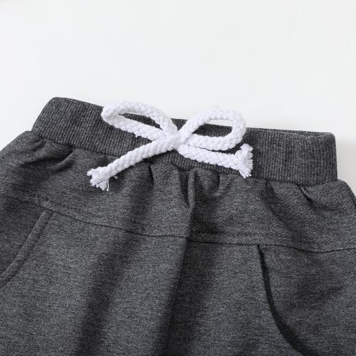 Yvowming Baby Boy Clothes Fall Clothes Truck Print Long Sleeve Pullover Tops + Pant Sets Toddler Winter Outfits (Brown, 0-6 Months) - Image 5