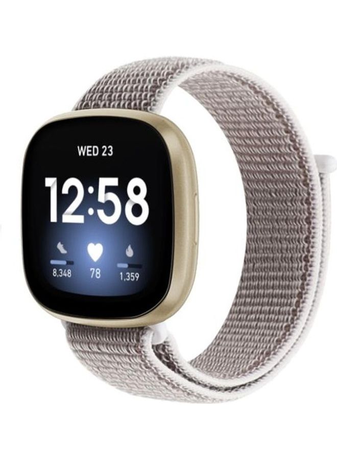 NIBEMINENT Replacement Band For Fitbit Versa 3 Smartwatch Grey - Image 2