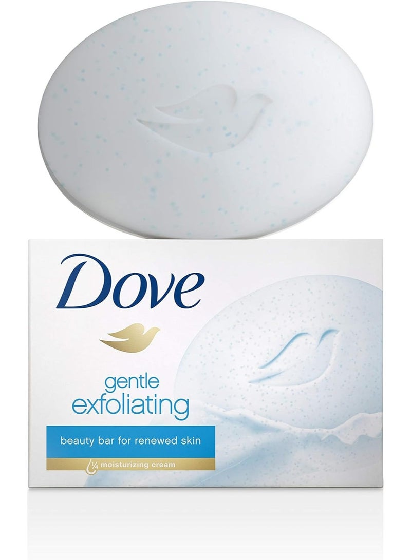 Dove Beauty Bar for Softer Skin Gentle Exfoliating More Moisturizing Than Bar Soap, 3.75 Ounce (Pack of 4) - Image 4