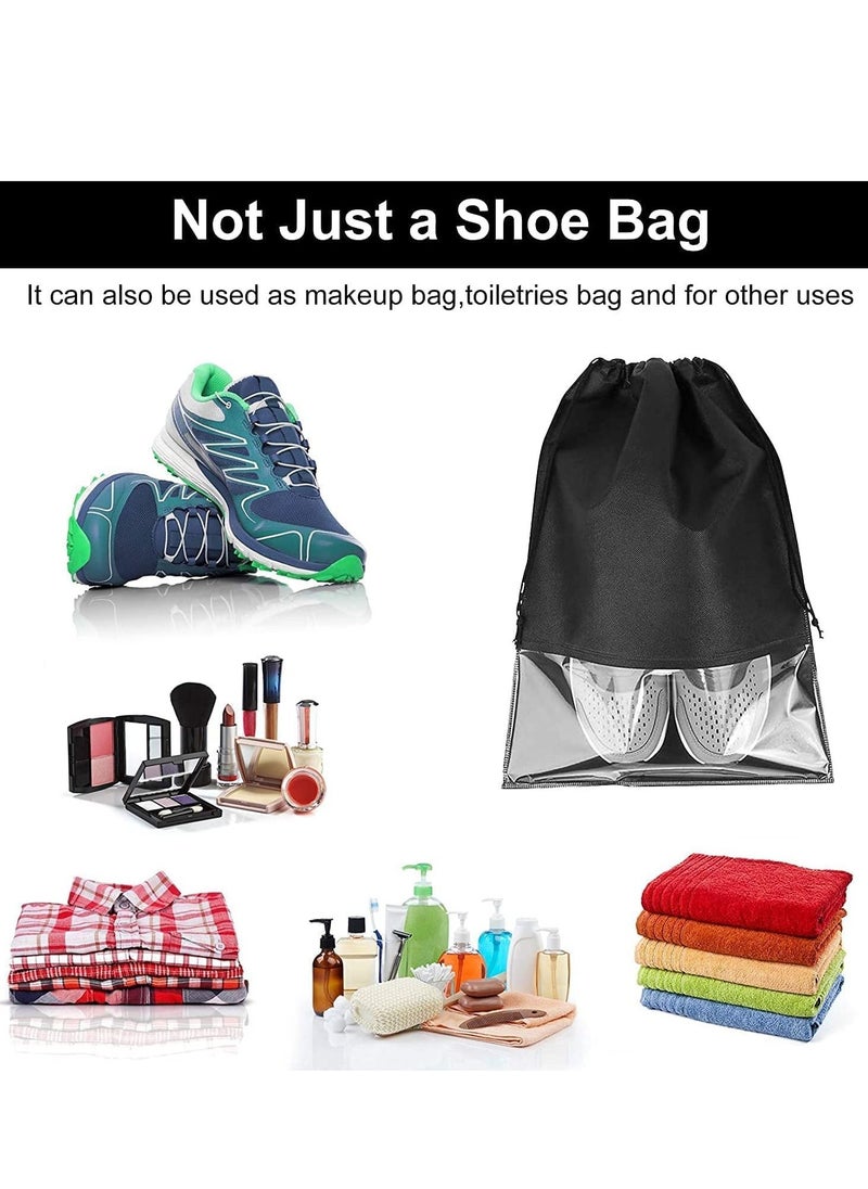 SKY-TOUCH - 12-Pieces Portable Travel Shoe Bags Storage Organizer Bag 44x32centimeter - Image 1