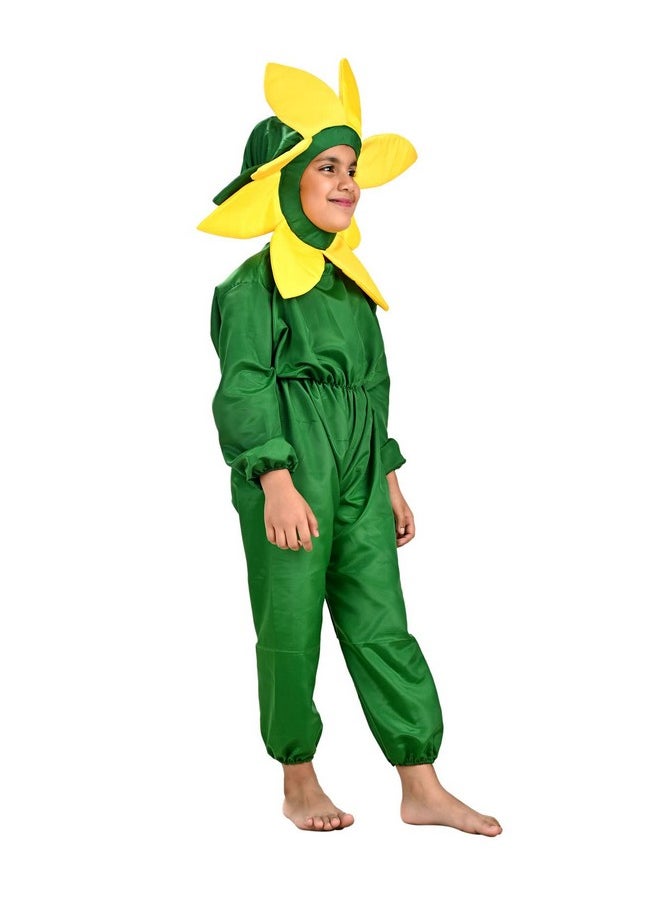 بوك ماي كوستيوم زي تنكري للأطفال من BookMyCostume على شكل زهرة صفراء، من عمر 7 إلى 8 سنوات  - Image 2
