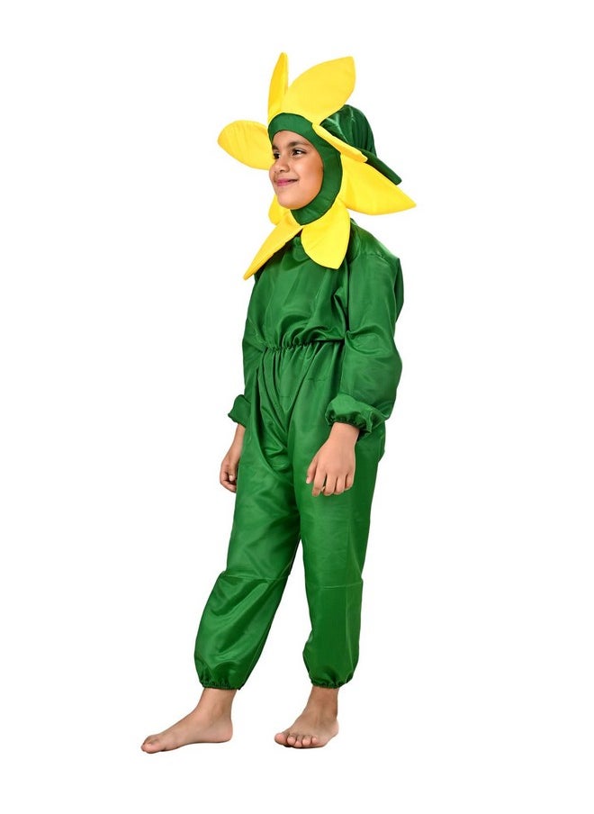 بوك ماي كوستيوم زي تنكري للأطفال من BookMyCostume على شكل زهرة صفراء، من عمر 7 إلى 8 سنوات  - Image 5