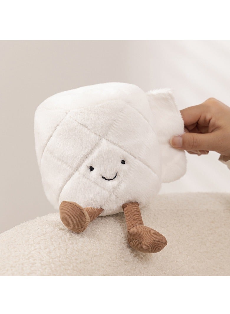 Jellycat Creative Toilet Roll Paper Plush Toy 20cm, Imitation Plush Toy Toilet Paper Doll Roll Paper Paper Toilet Paper Toilet Paper 20cm - Image 2