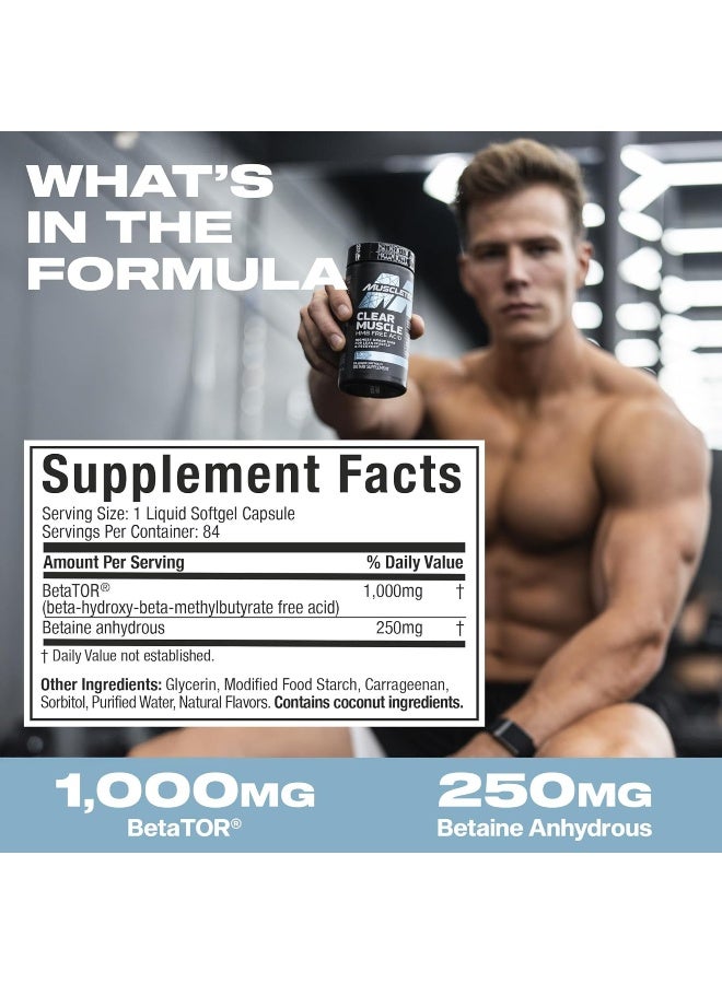 MuscleTech Clear Muscle 84Ct Us Rb - Image 2