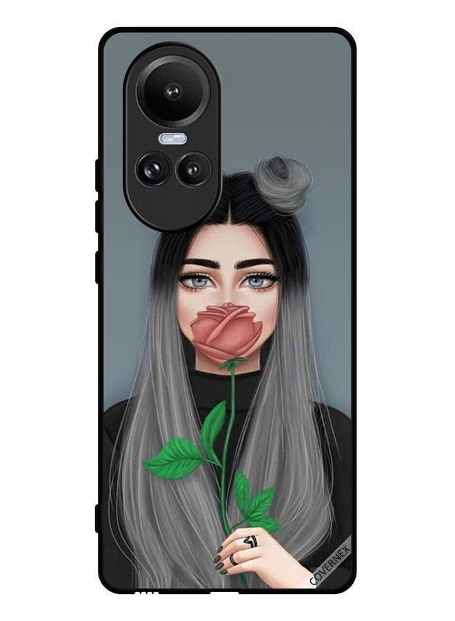 Covernex Protective Case Cover For Oppo Reno10 Cute Girl Art - Image 1