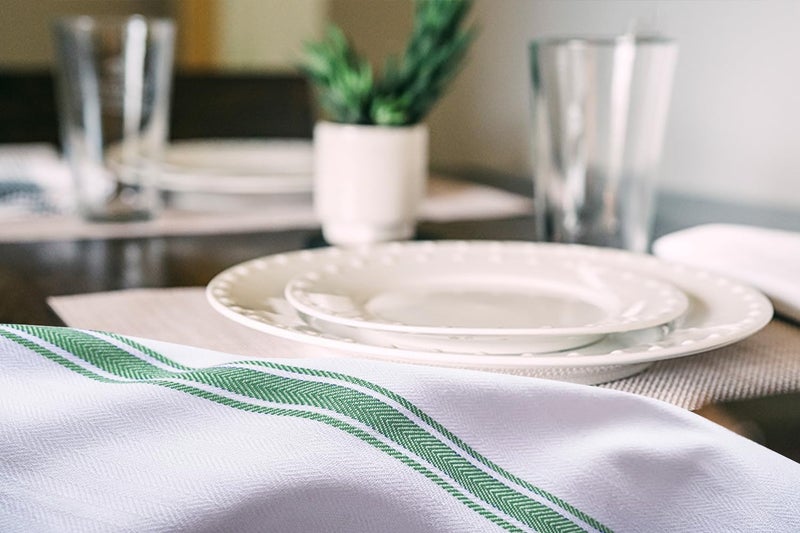 Avalon Kitchen Dish Towels Set (Value Pack of 30) Size 15x25 Inch, 100% Cotton Soft & Absorbent Kitchen Towels, Tea Towels, Reusable Cleaning Cloths for Household Cleaning (Multi) - Image 4