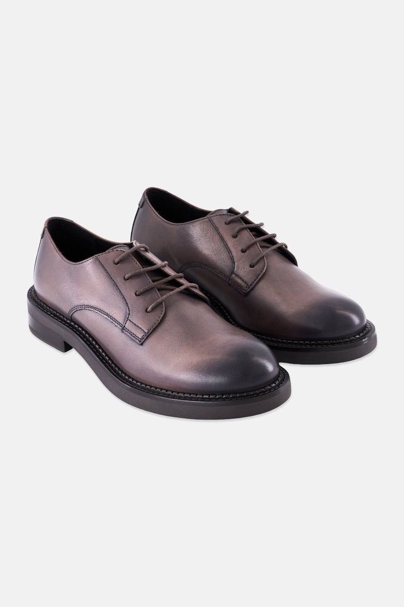 GEOX Women Serilda Lace Up Casual Shoes, Coffee Brown - Image 1