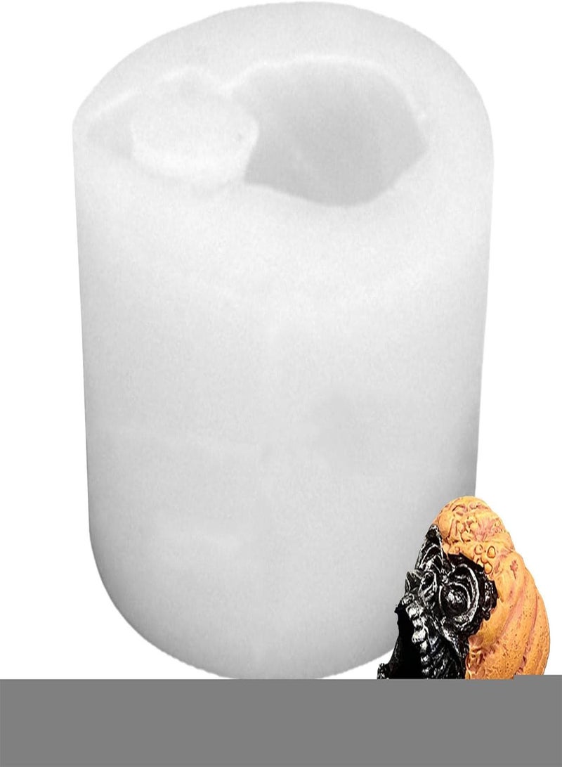 GGOOT Halloween Skull Silicone Mold | 3D Pumpkin Skull Shape Silicone Mold for Candle Making,Versatile Resin Casting Molds for Home Decor Aromatherapy Candle Soap Making  - Image 5