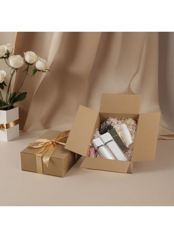 CRUGLA 40 Packs 10x7x3 Shipping Boxes for Small Business, Corrugated Cardboard Boxes Bulk for Shipping Packing Mailing - Image 3