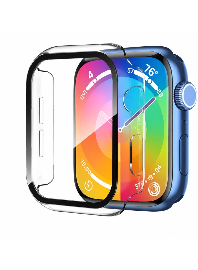 Apple Watch Series 11 /10 46mm case with Tempered Film Screen Protector