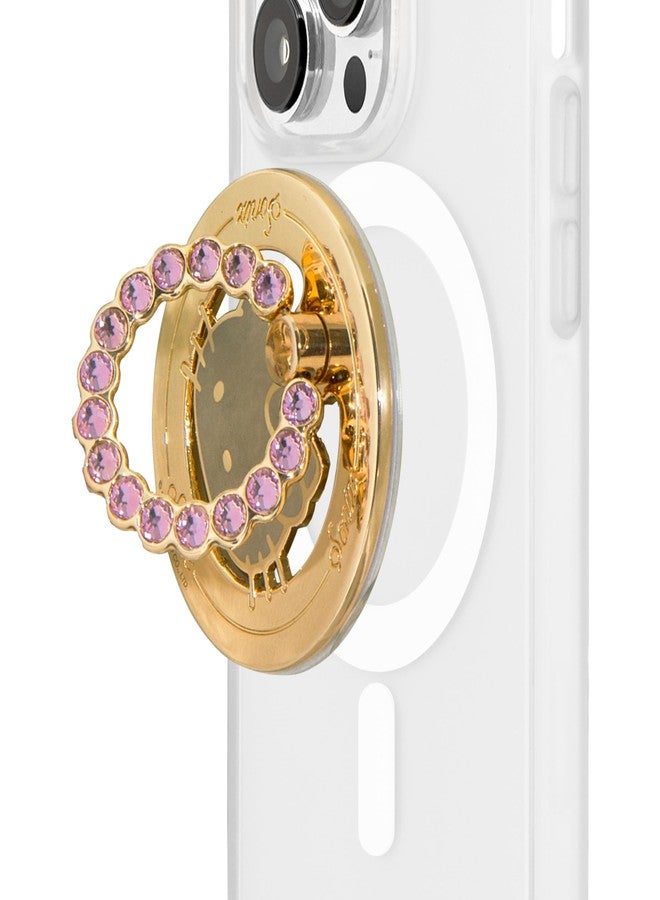 Sonix x Hello Kitty Magnetic Phone Ring for MagSafe iPhone 14 / 13 / 12 Series, Grip Holder with Finger Ring and Phone Stand (Sanrio, Pink) - Image 2
