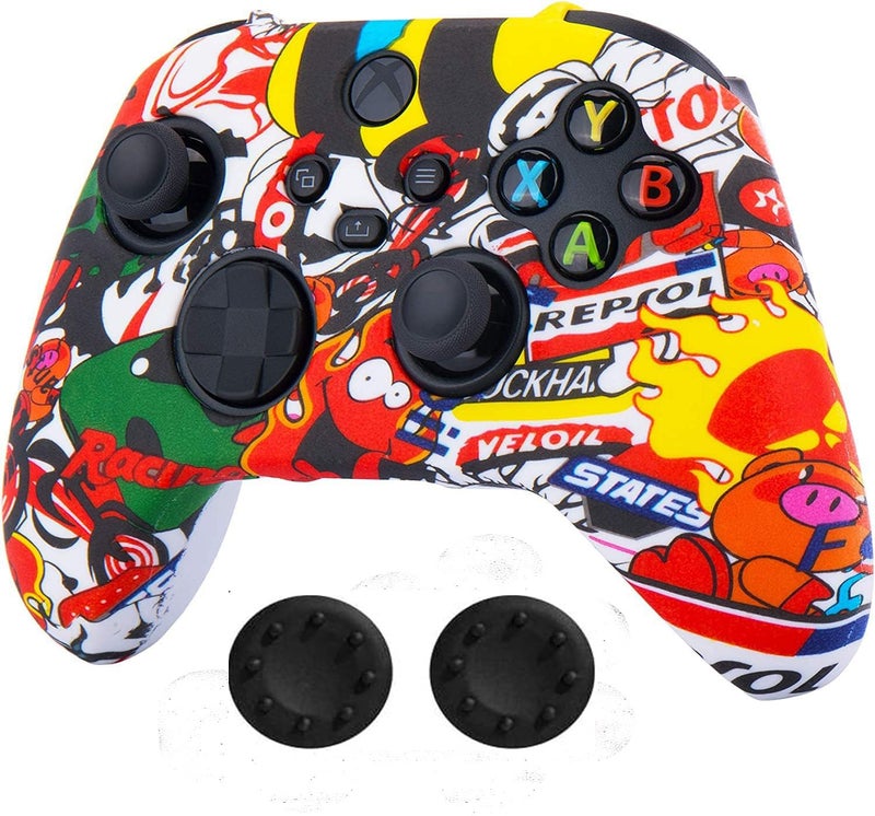 New World Latest Silicone Cover Skin Case Protective Cover for Xbox Series X/S Controller -Multicolor - Image 1