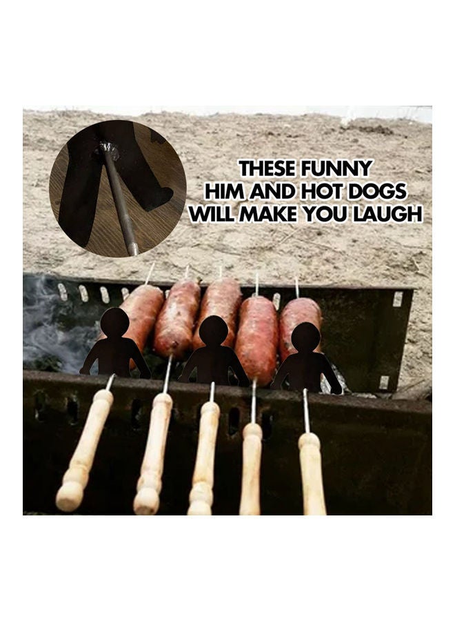 نيبمينينت Detachable Stainelss Steel Funny Gridiron أسود 15.00x0.30x5.00سم - Image 5