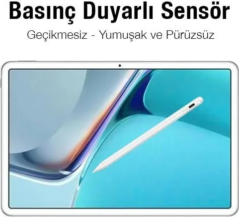 بولهاموبيل Polham Apple iPad and Apple iPhone Compatible Touch Stylus Pen, Pressure Sensitive Sensor, Rechargeable Pen
