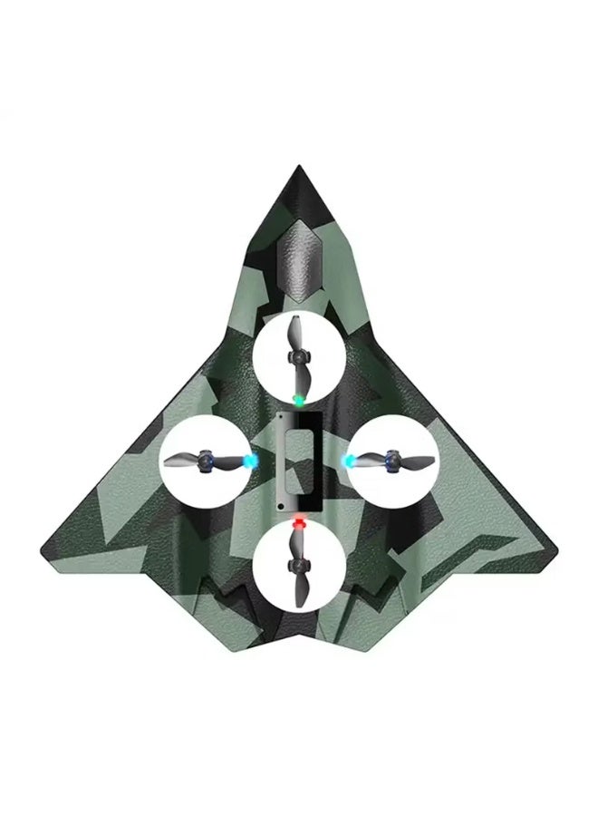 BORTONY RC Plane 2.4GHz Remote Control Drone Quadcopter Foam Fighter Aircraft Lightweight with One-Key Takeoff LED Lights & 360° Stunt Flips for Beginners & Kids - Image 2