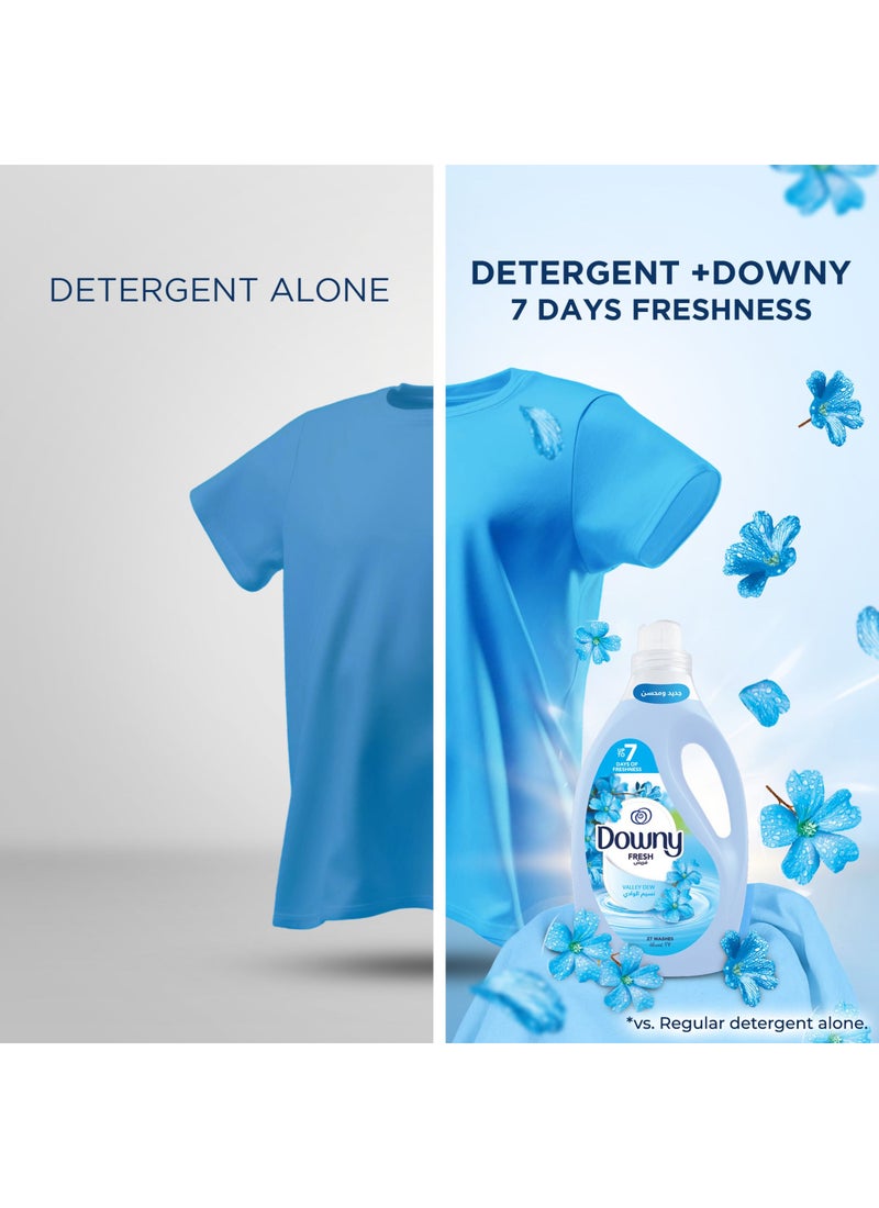 Downy Valley Dew Dual Pack Regular Fabric Softener Dilute 2 x 3L - Image 5