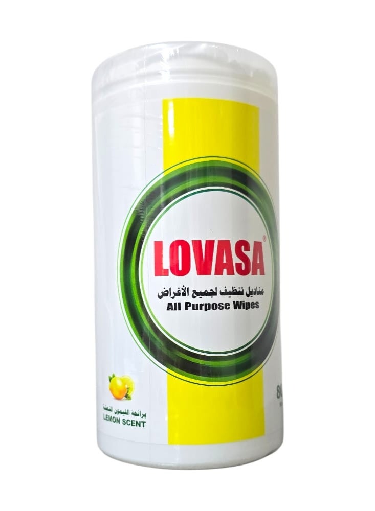 lovasa All Purpose Wipes 80 wipes - Image 1