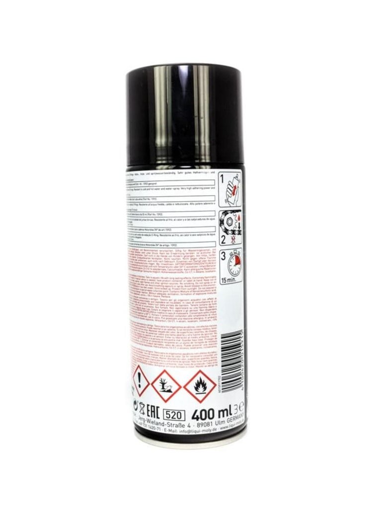 LIQUI MOLY MOTORBIKE KETTEN SPRAY WEISS 400ml  - Image 5
