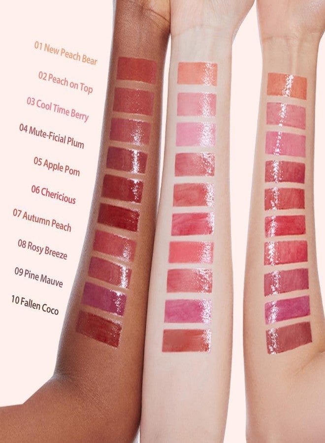 MILKTOUCH Jelly Lip Glow Tint - Hydrating Lip Gloss with Long-Lasting Moisture, Lip Stain, Lightweight, Radiant Shine, Perfect for Daily Use | Stocking Stuffers for Women (03 Cool Time Berry) - Image 5