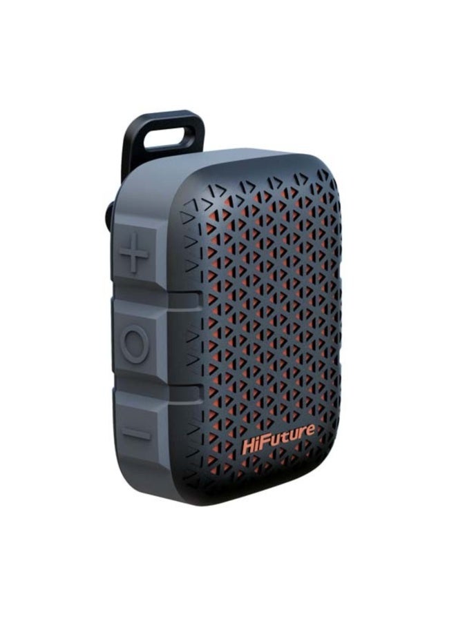 HiFuture Pocket S Mini Portable & Wearable Speaker | 8H Playtime | Magnetic Clip | IPX7 Waterproof | Type-C Charging | 77g Lightweight – Premium Design Black - Image 1