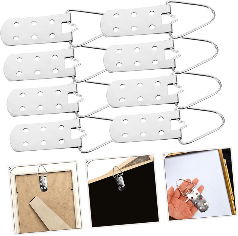 Heavy Duty Metal Picture Hangers 20 Pack Wall Hooks For Framed Art Home Office Gallery - Image 4