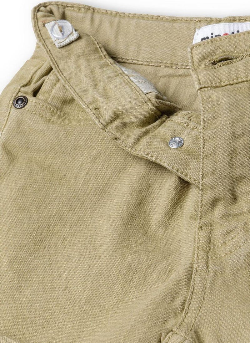 مينوتي شورت تويـل للأولاد المراهقين بحافة مطوية وجيوب - Image 3