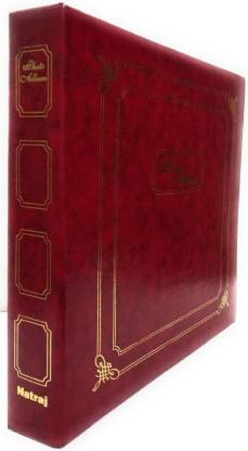 Natraj Assorted Vinyl Leather Cover 200 Pocket (Brown, 5 X 7inch Album) - Image 3